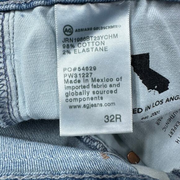 AG Adriano Goldschmied NWT Alexxis Crop High Rise Vintage Fit Jeans Size 32R - Picture 6 of 9